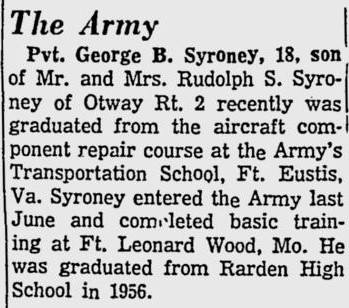 Article in the Portsmouth Daily Times